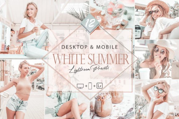 Download 12 White Summer Lightroom Presets,Bright - Presets Collection