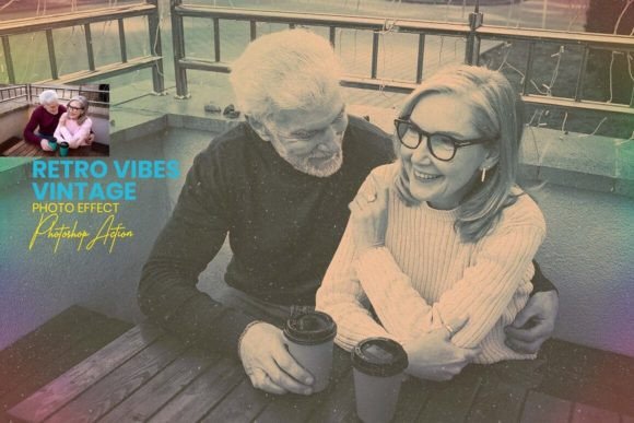 Download Retro Vibes Vintage Photo Effect - Effect Collection