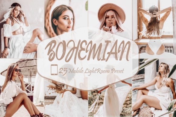 Download 25 Bohemian Mobile Lightroom Presets - Presets Collection