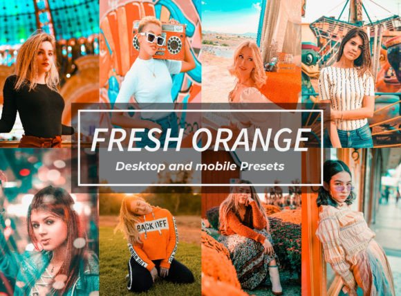 Download Fresh Orange Lightroom Presets - Presets Collection