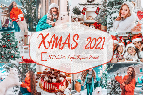Download 10 Xmas 2021 LR Mobile Presets - Presets Collection