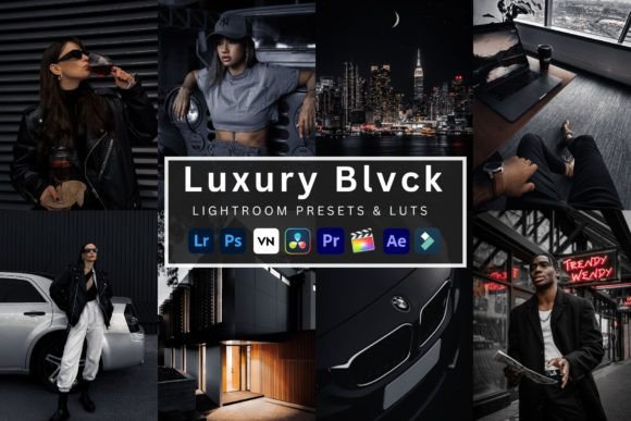 Download Luxury Blvck Lightroom Presets &amp; Luts - Presets Collection