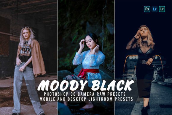 Download 15 Moody Black Lightroom Presets - Presets Collection