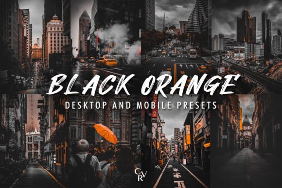 Download 10 Black Orange Lightroom Presets - Presets Collection