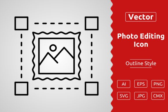 Download Vector Photo Editing Outline Icon - Photo editing Collection